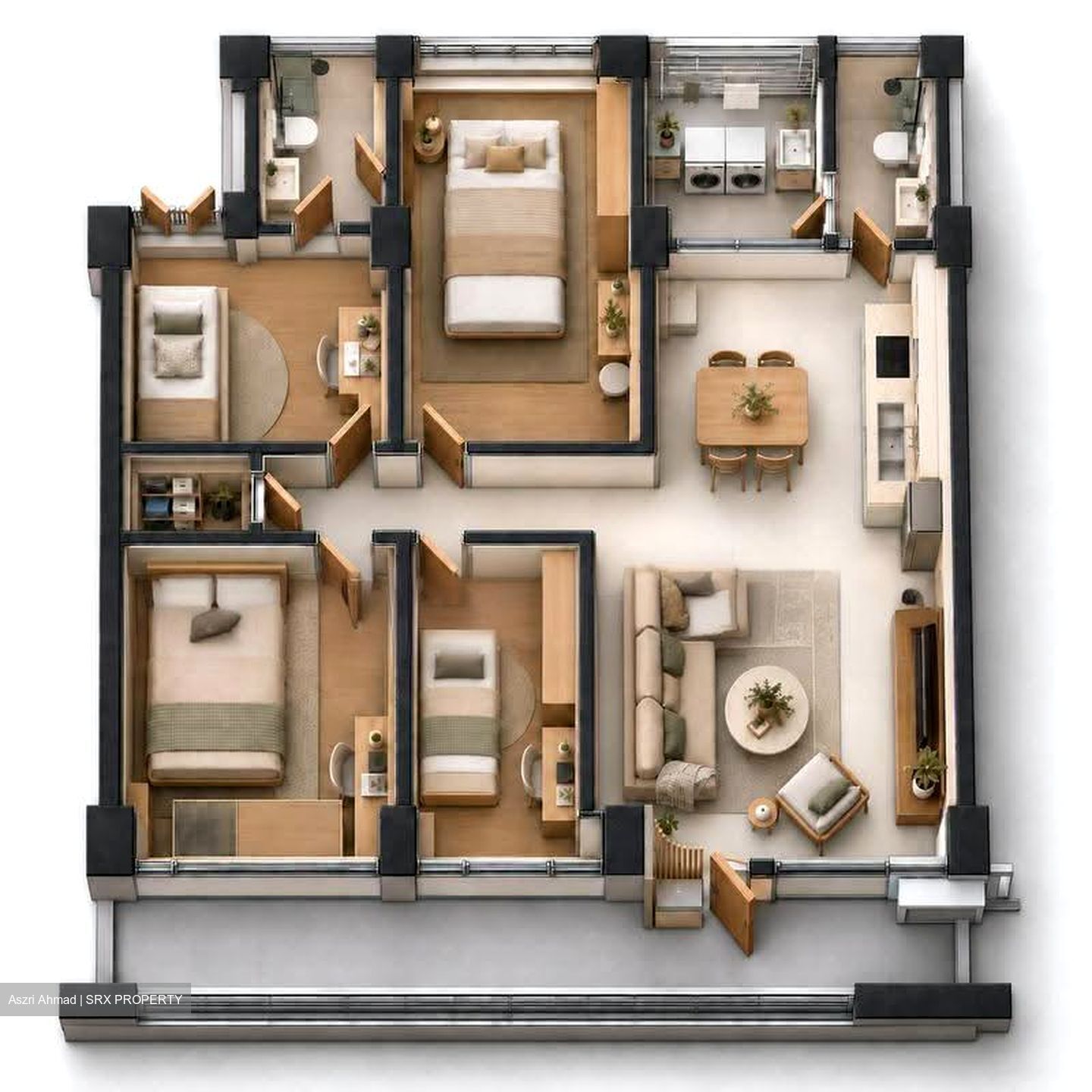 Blk 615 Woodlands Avenue 4 (Woodlands), HDB 4 Rooms #634629871